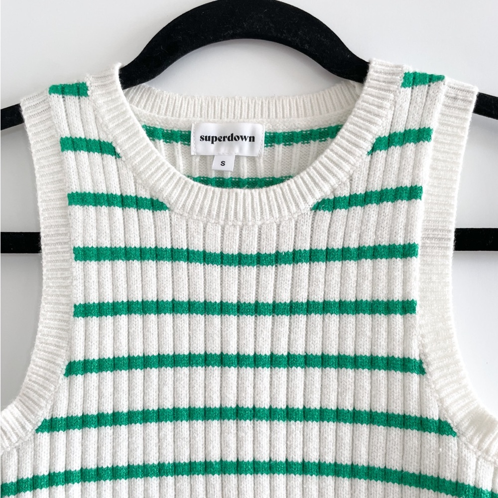 Superdown Striped Knit Tank - Picture 2 of 7